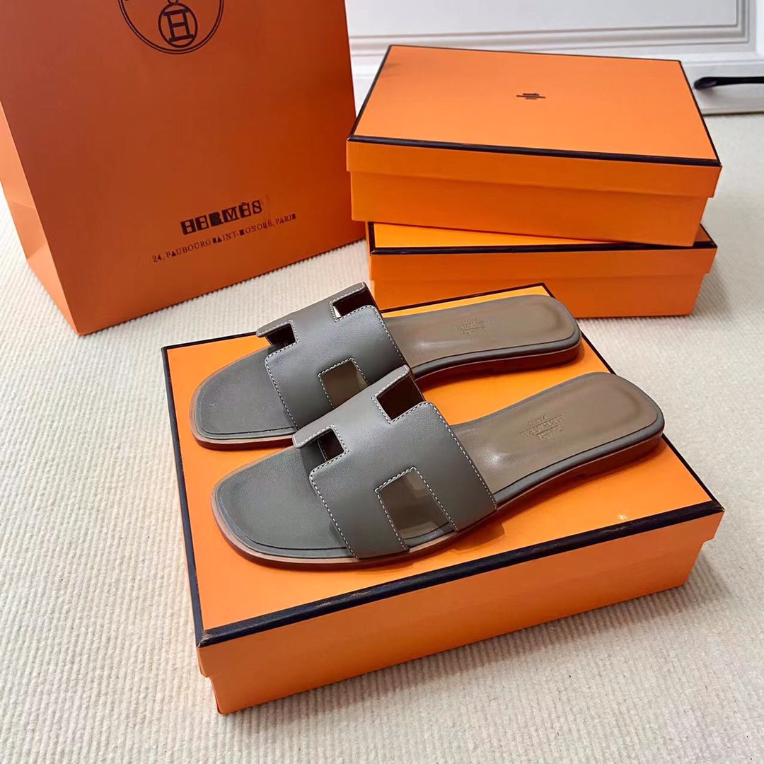 에르메스 올수공 오란 슬리퍼 샌들 앱송 90